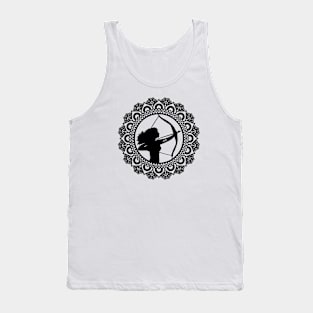 Sagittarius Zodiac Mandala Tank Top